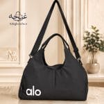 ساک ورزشی مدل خفاشی رنگ مشکی جا کفشی دار