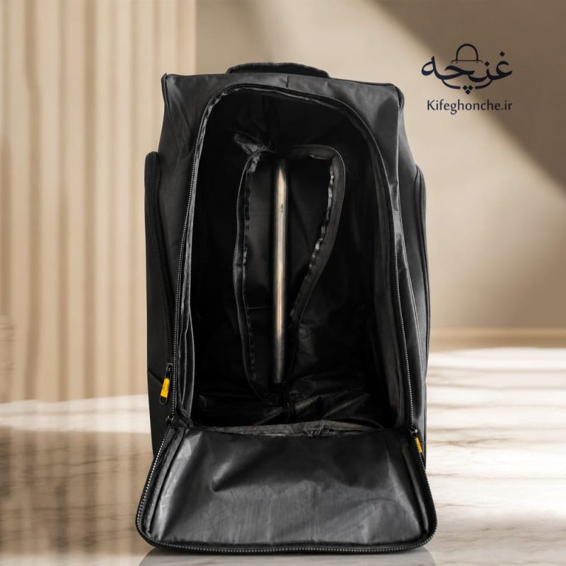 کوله پشتی تراولی چرخدار CAT سه کاره دارای زیپ مخفی