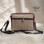 کیف دوشی زنانه مدل فیونا جنس کنفی