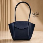 کیف دوشی زنانه مدل مونالیزا رنگ سرمه ای