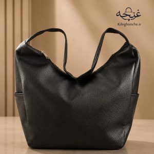 کیف دوشی زنانه مدل سیمین رنگ مشکی