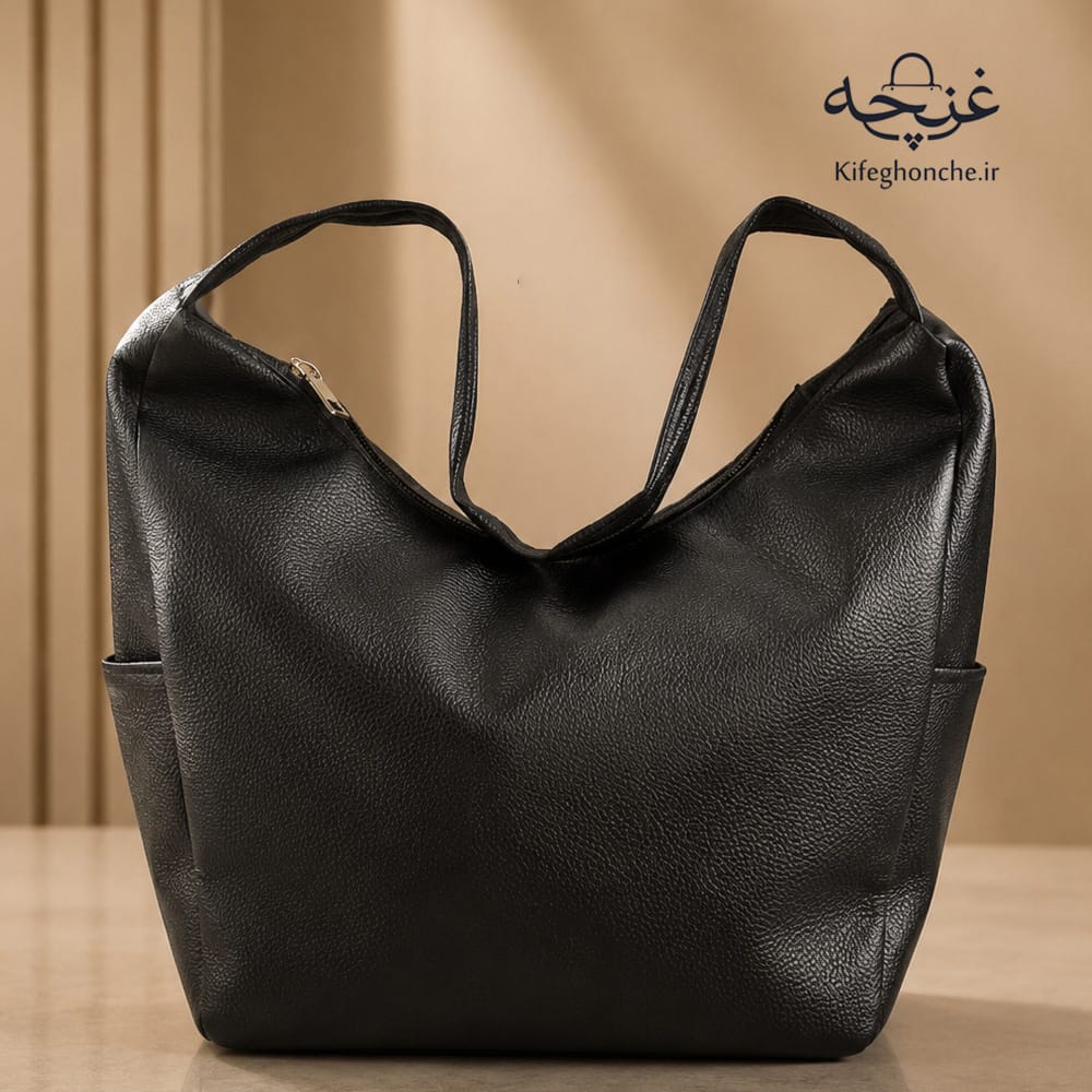 simin-shoulder-bag-black کیف دوشی زنانه مدل سیمین رنگ مشکی