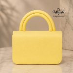 کیف دوشی زنانه مدل تینی رنگ زرد