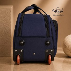 چمدان تراولی وارداتی برندCAT با چرخ اسکیتی و دسته قفل شونده نمایه پایین