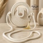 کیف دوشی زنانه مدل مینی صحرا رنگ سفید