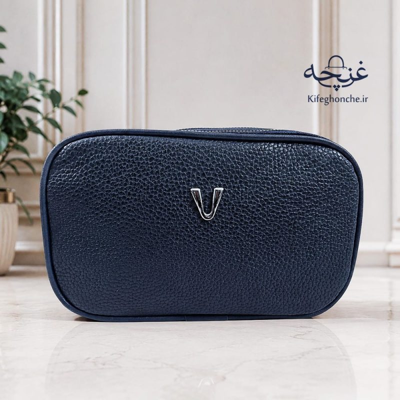 کیف دوشی زنانه مدل طناز رنگ سورمه ای