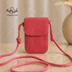 کیف دوشی زنانه مدل ابریشم رنگ سرخابی