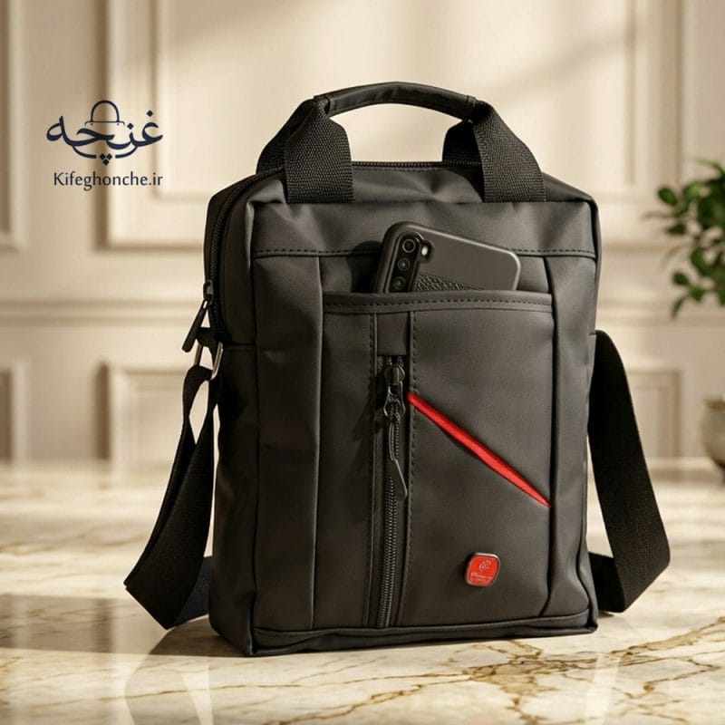 کیف دوشی مدل ارسلان همراه با محافظ تبلت و گوشی - Image 2