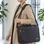 کیف لپ تاپ سه کاره مدل الگانت در حالت دوشی