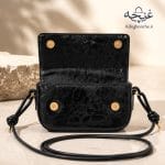 کیف دوشی زنانه مدل سوفیا رنگ مشکی از نمایه داخل